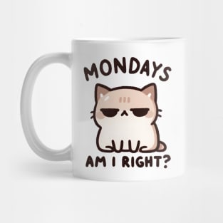 Cat's Take on the Monday Blues Mug